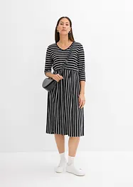Baumwoll-Jerseykleid, Midilänge, bonprix