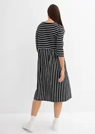 Baumwoll-Jerseykleid, Midilänge, bonprix