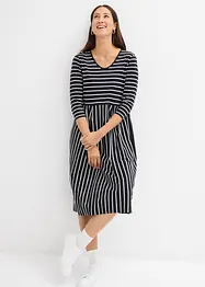 Baumwoll-Jerseykleid, Midilänge, bonprix