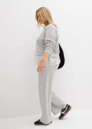 Sweat avec empiècement chemise, bonprix
