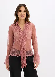 Blouse à dentelle, bonprix