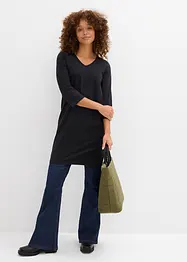 Shirtkleid aus reiner Bio-Baumwolle mit Stretch, bonprix
