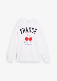 Sweat oversize 100% coton, bonprix