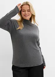 Geripptes Langarmshirt, bonprix
