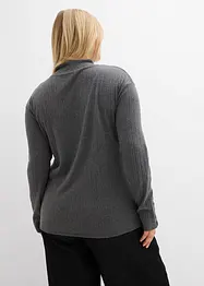 Geripptes Langarmshirt, bonprix