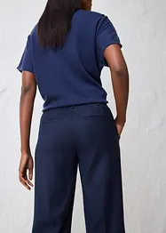 Pantalon évasé avec laine, bonprix