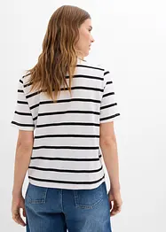 T-shirt rayé 100% coton, bonprix