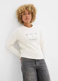 T-shirt manches longues 100% coton, bonprix