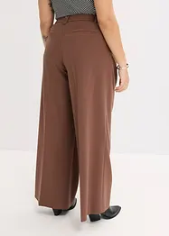 Pantalon fluide à pinces en viscose mélangée, bonprix
