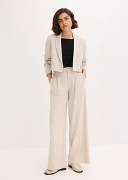 Pantalon à pinces avec doubles plis décoratifs, bonprix