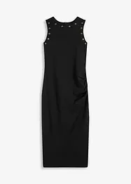 Robe midi avec rivets, bonprix