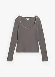 Rippshirt aus reiner Bio-Baumwolle, bonprix