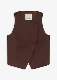 Gilet sans manches à boutons asymétriques, bonprix