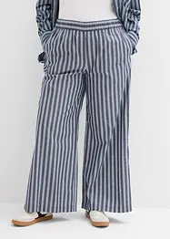 Pantalon palazzo 100% coton, bonprix