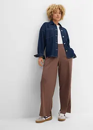 Pantalon en jersey interlock, bonprix