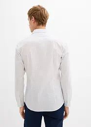 Chemise pro et extensible à motif minimaliste, slim, bonprix