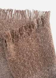 Plaid douillet à franges, bonprix
