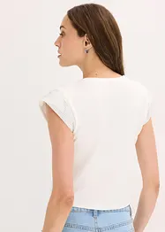 Shirt mit Schulterpolstern, bonprix