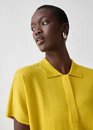 Pull en fine maille avec col polo, bonprix