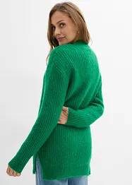 Grobstrickjacke aus weichem Wollmix, bonprix