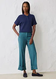 Flared Hose mit Wollanteil, bonprix