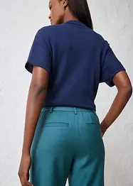 Pantalon évasé avec laine, bonprix