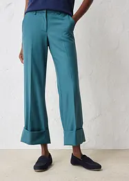 Flared Hose mit Wollanteil, bonprix