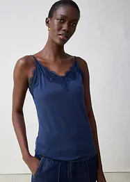 Top mit Wolle und Spitze, bonprix