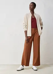 Oversize-Strickjacke mit Merinowolle, bonprix