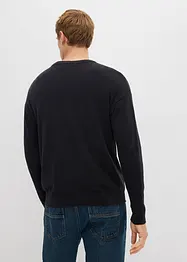 Pullover aus Struktur-Baumwoll-Mix, bonprix