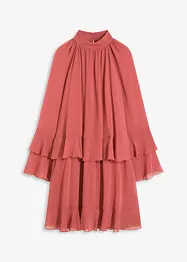 Chiffonkleid mit Volants, bonprix