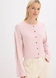 Gerippte Feinstrickjacke, bonprix