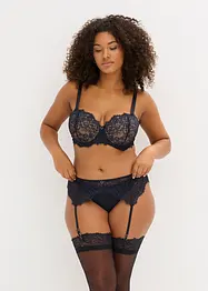 Soutien-gorge balconnet en dentelle à franges, bonprix