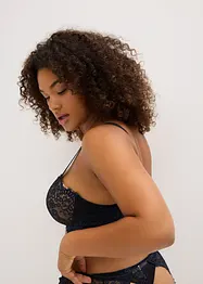Soutien-gorge balconnet en dentelle à franges, bonprix