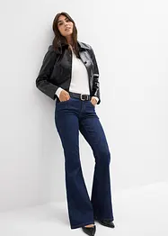 Flared-Jeans Mid Waist, bonprix