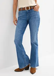 Flared-Jeans Mid Waist, bonprix