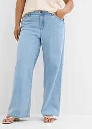 Jean droit taille mi-haute, loose, bonprix