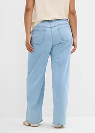 Jean droit taille mi-haute, loose, bonprix