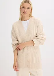 Cardigan mit Rippstrickmuster, bonprix