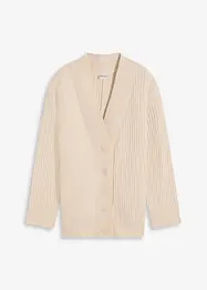 Cardigan mit Rippstrickmuster, bonprix