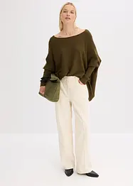 Pull en fine maille, viscose majoritaire, bonprix