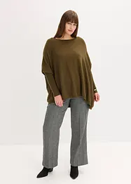 Pull en fine maille, viscose majoritaire, bonprix