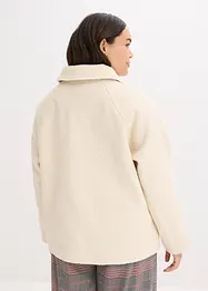 Blouson en maille bouclette douce, bonprix