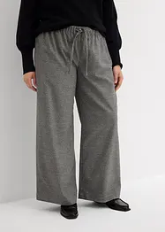 Pantalon palazzo aspect laine, bonprix