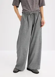 Pantalon palazzo aspect laine, bonprix