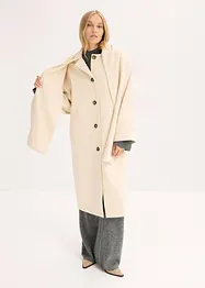 Manteau doux et oversize, viscose mélangée, bonprix