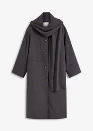 Oversize-Mantel aus softem Viskose-Mix mit zwei dezenten Nahttaschen, bonprix