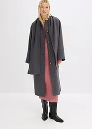 Oversize-Mantel aus softem Viskose-Mix mit zwei dezenten Nahttaschen, bonprix