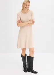 Robe en douce maille de viscose mélangée, bonprix