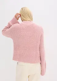 Pull boxy en maille poilue moelleuse, bonprix